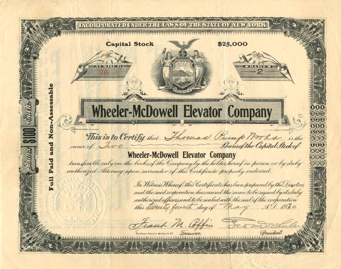 Wheeler-McDowell Elevator Co.
